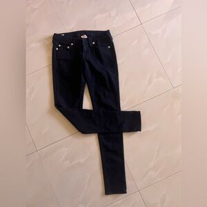 True Religion Dark Denim Swarovski Crystal Jeans